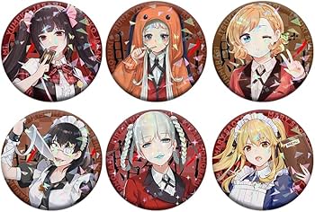 Amazon.co.jp: 賭ケグルイ 缶バッジ ブローチ バッジ 6個セット グッズ