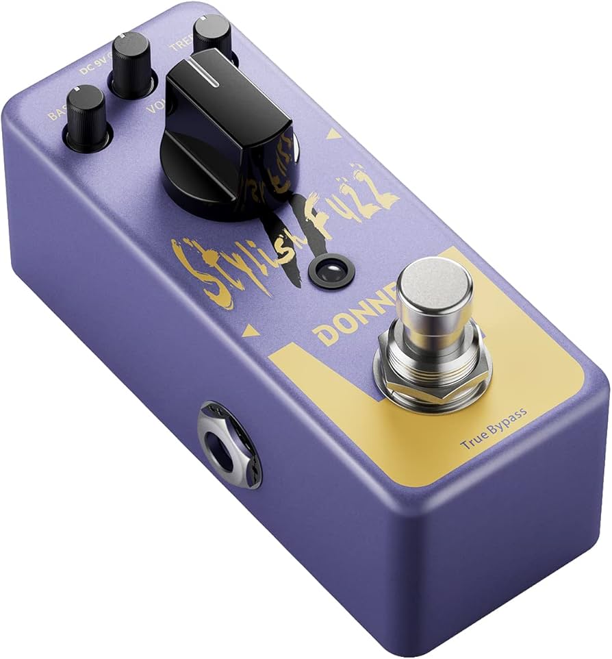 Amazon.co.jp: Donner ファズ エフェクター Fuzz Pedal ミニ ファズ