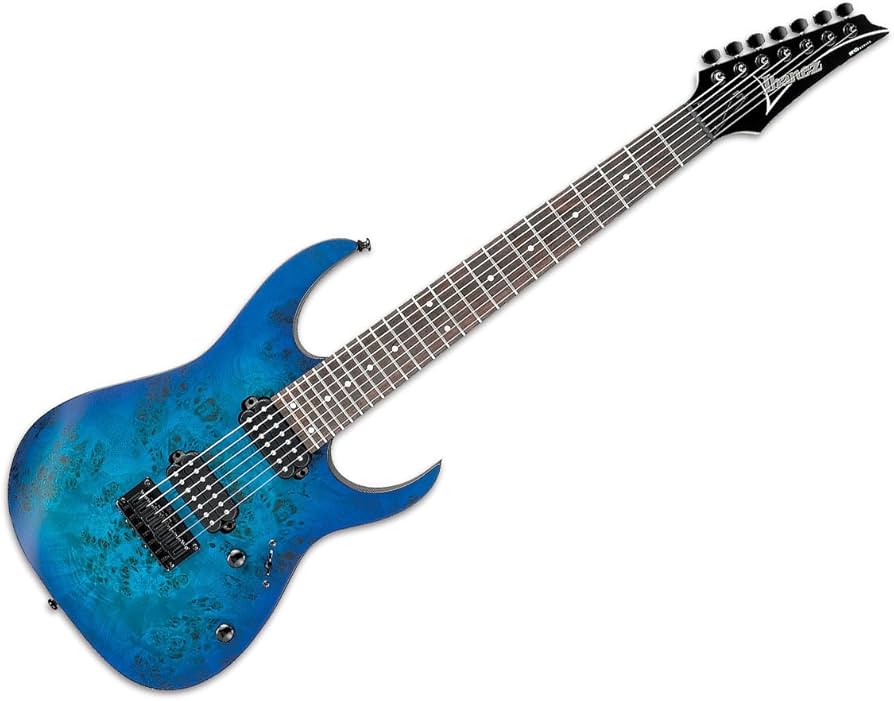 Amazon.com: Ibanez RG Series RG7421PB - Sapphire Blue Flat