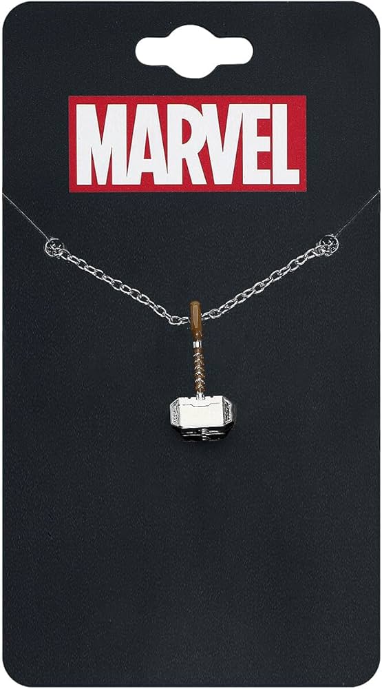 Amazon.com: Marvel Comics Thor Hammer Unisex Adult Silver Plated