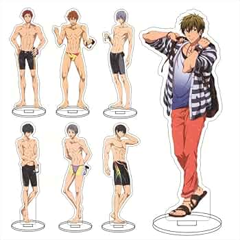 Amazon | フリー アクリルスタンド アクスタ グッズ 七瀬 遙 橘 真琴