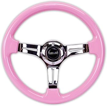 Amazon | MOTOFUTURE 35パイ 35cm ステアリング USDM ピンク