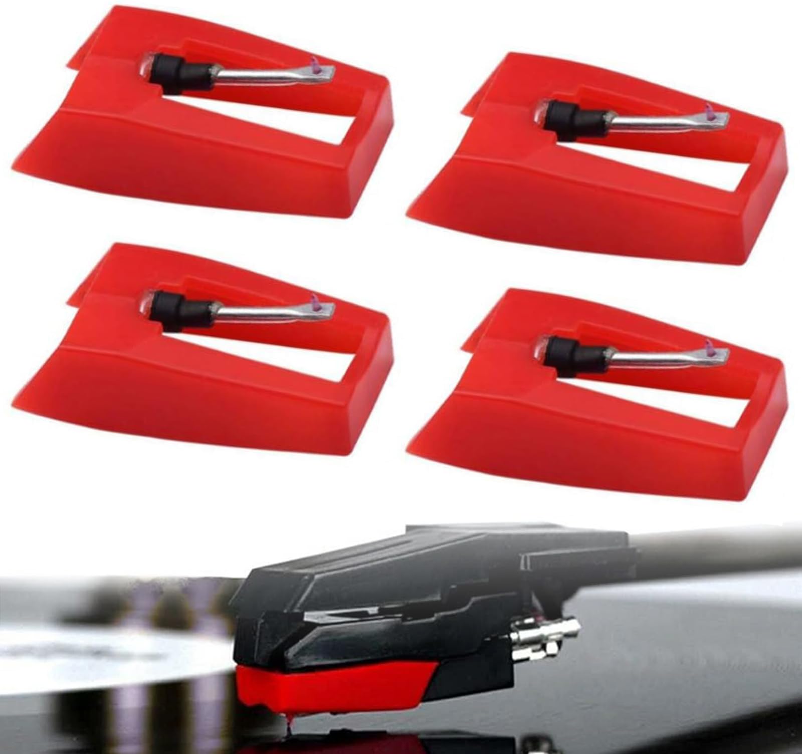 Amazon | ION レコードプレーヤー 針 レコード針 交換針 MM型 ルビー針