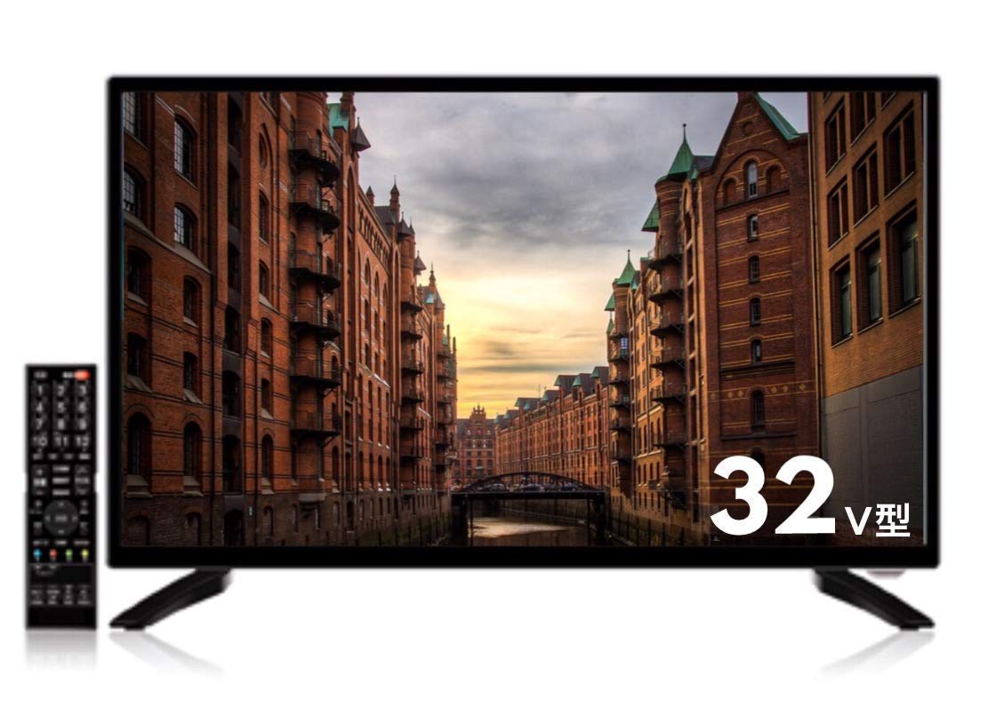 Amazon | GRANPLE 32V型 1TBハードディスク/ダブルチューナー搭載 裏