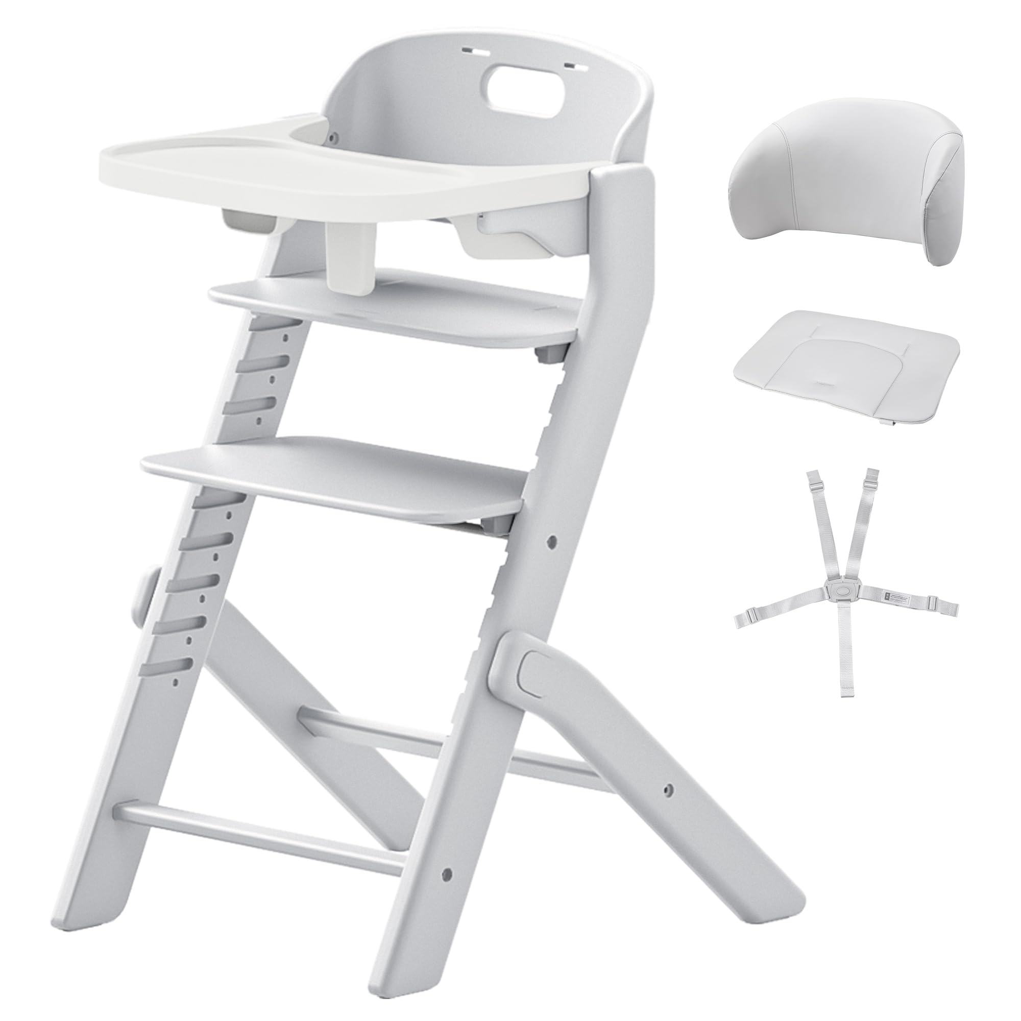 Amazon | ベビーハイチェア-MAZOT ベビーチェア 10段階高さ調節 5点式