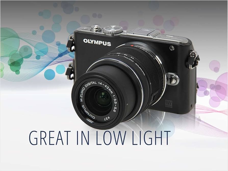 Amazon Canada: Olympus E-PL3 BLK 14-42mm 2R BLK Pen 12.3 MP