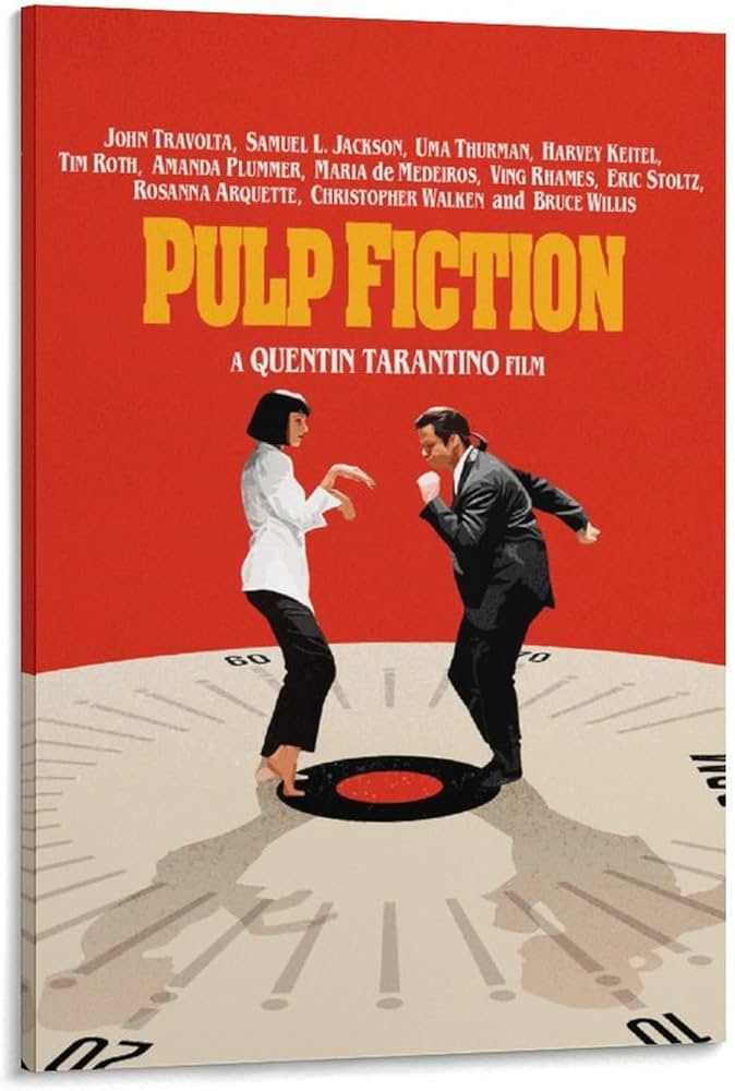 Amazon.co.jp: パルプフィクション Pulp Fiction ポスターヴィンテージ