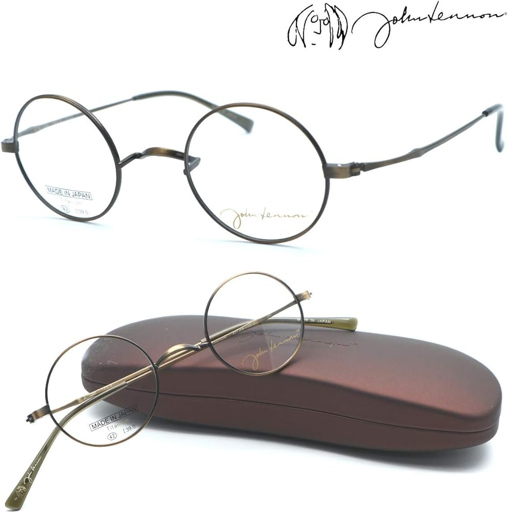 Amazon | 【john lennon】ジョンレノン JL-1086 col.3 メガネ 伊達