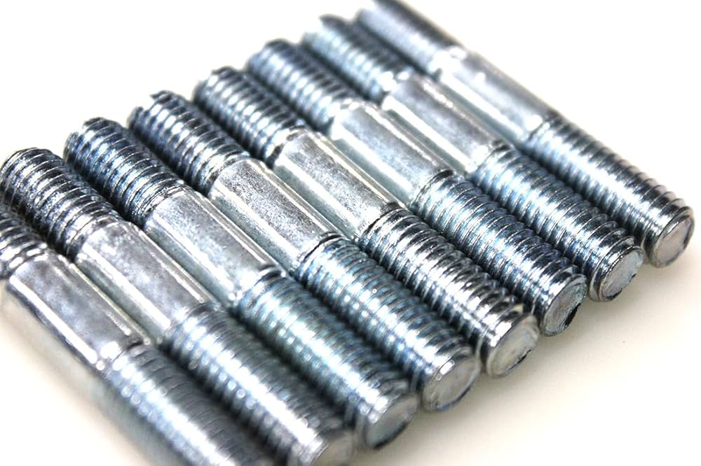Amazon.co.jp: スタッドボルト 8mm×48mm M8 P1.25 8本 マフラー交換用