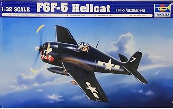 Amazon.com: Trumpeter 1/32 F6F5 Hellcat Fighter Model Kit : Arts