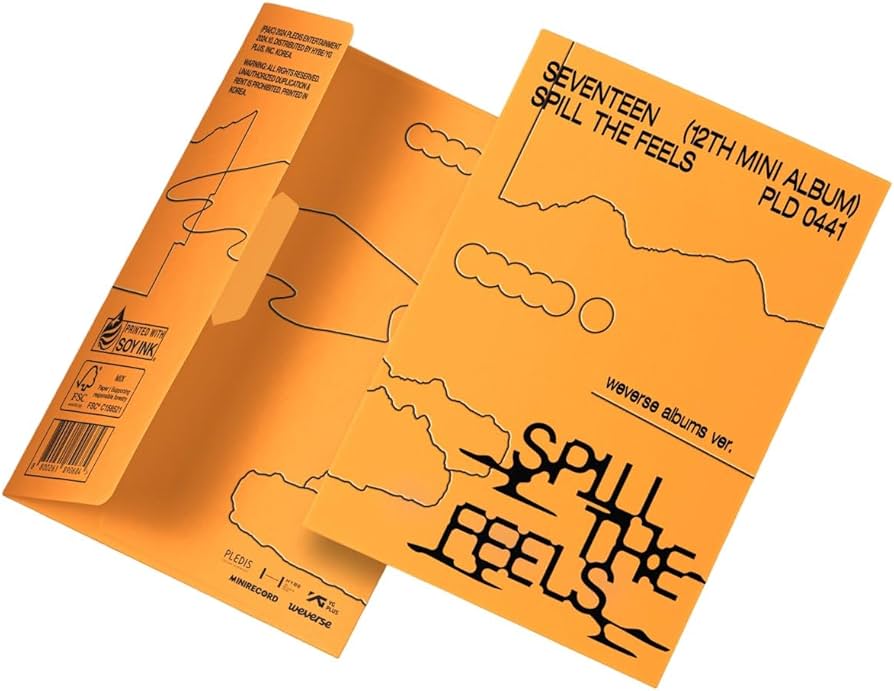 Amazon.com: SEVENTEEN - 12th Mini Album [SPILL THE FEELS] Weverse