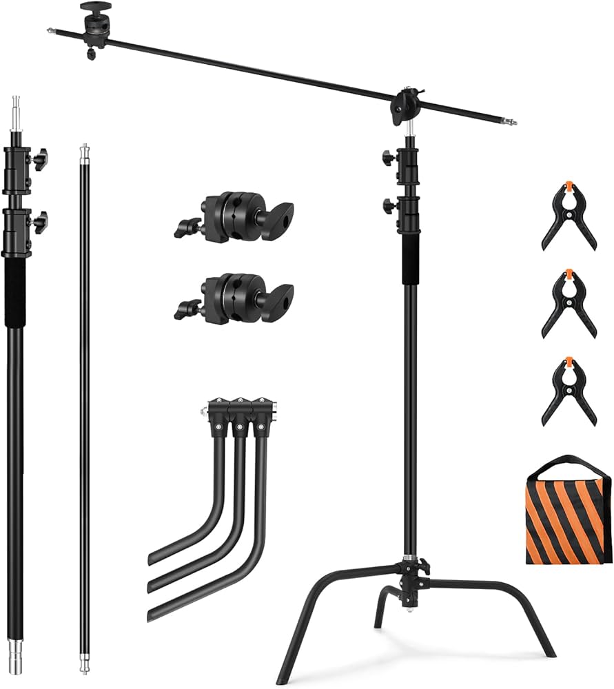 Amazon | SOONPHO Cスタンド センチュリースタンド 3.3M 撮影スタジオ