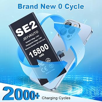 Amazon.com: JSYVKUTO 15800mAh Battery for iPhone SE2(SE 2020 2nd