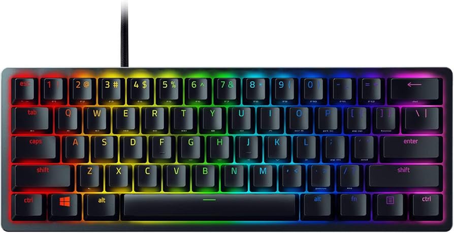 Amazon.com: Razer Huntsman Mini 60% Gaming Keyboard: Clicky