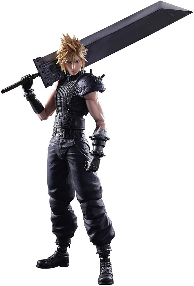 Amazon.com: Final Fantasy VII Remake Cloud Strife Play Arts Kai