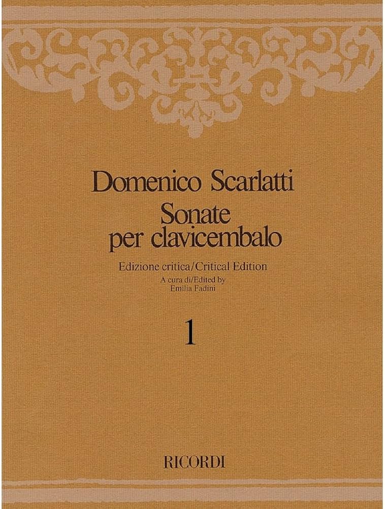 Ricordi Sonate per Clavicembalo Volume 6 Critical Edition Piano