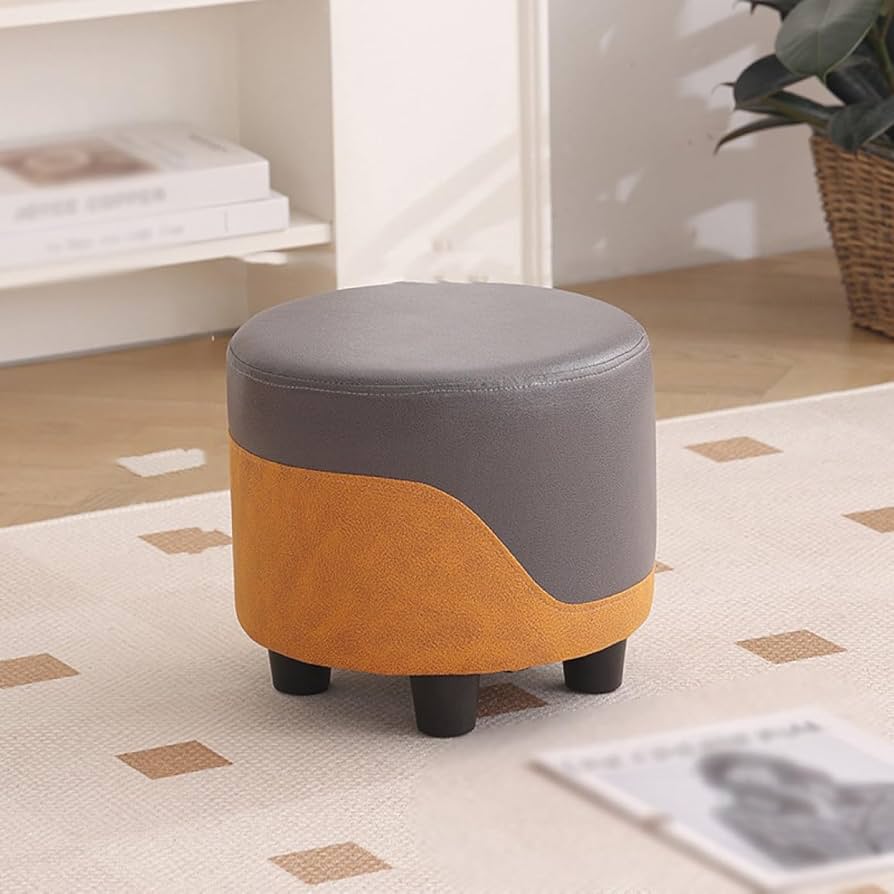 Amazon｜[SDGYS3G] PUレザー スツール ミニサイズ オットマン スツール