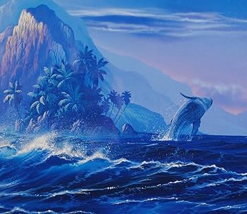 Amazon.co.jp: クリスチャン・リース・ラッセン セレニティ 海 絵画