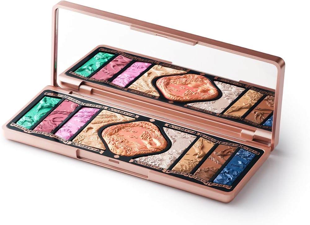 Amazon.com : FLORASIS Floral Engraving Phoenix Makeup Palette