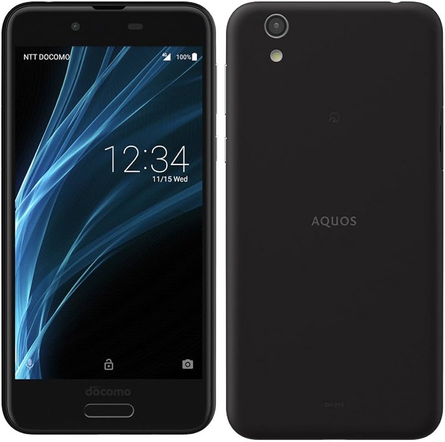Amazon | AQUOS sense SH-01K ブラック 白ロム Velvet Black 黒色