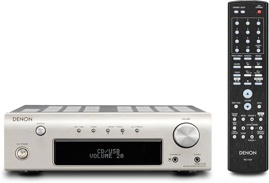 Amazon.co.jp: Denon Fシリーズ レシーバー プレミアムシルバー DRA