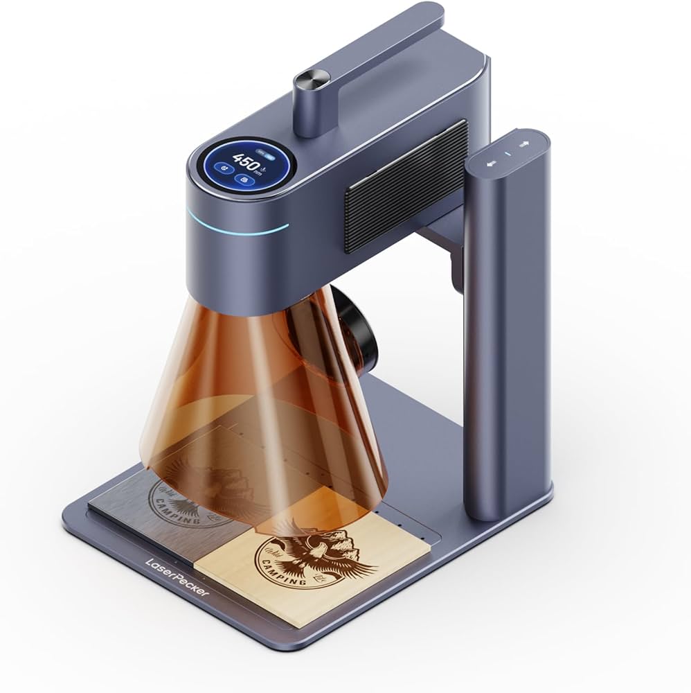 Amazon.co.jp: LaserPecker 4 レーザー彫刻機 家庭用 青色レーザーと