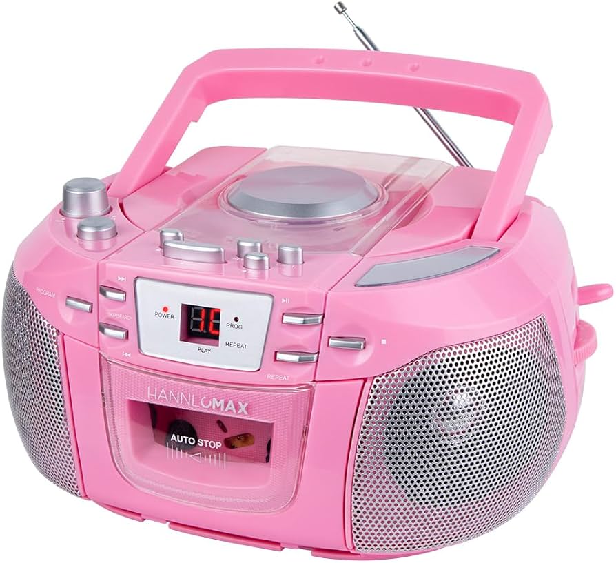 Amazon.com: HANNLOMAX HX-338CD CD Boombox, AM/FM Radio, Cassette