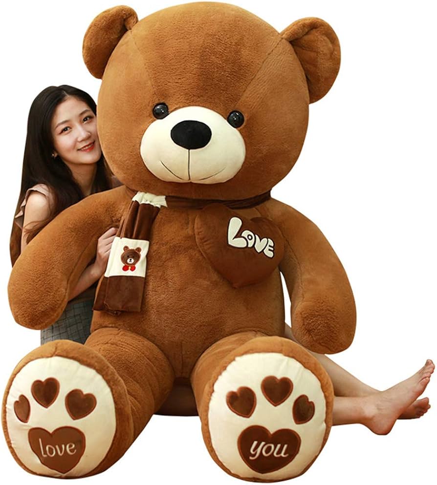 Amazon.co.jp: AMIRA TOYS ぬいぐるみ 大きい くま teddy bear クマ