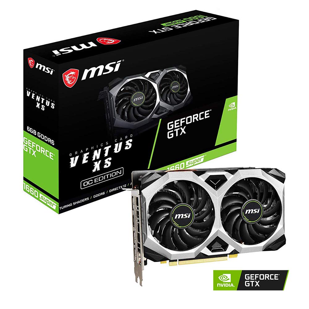 Amazon | MSI GeForce GTX 1660 SUPER VENTUS XS OC グラフィックス