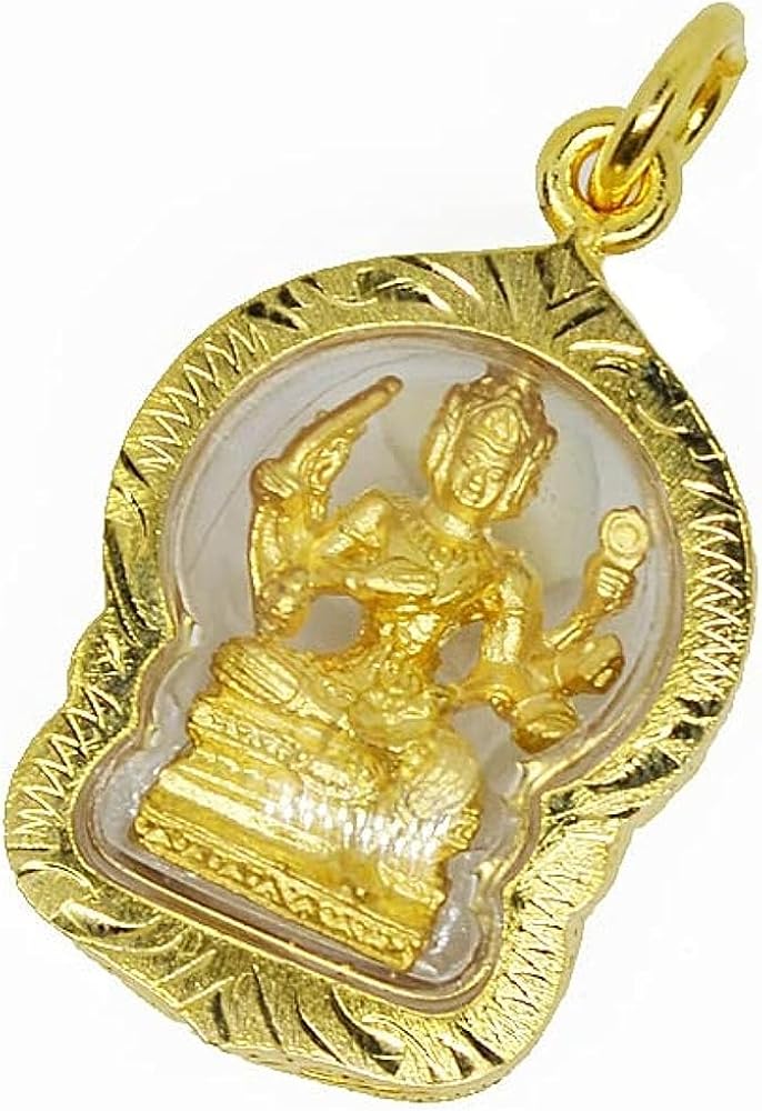 Amazon.co.jp: エラワン プラクルアン ブラフマー神 金 ゴールド 神様