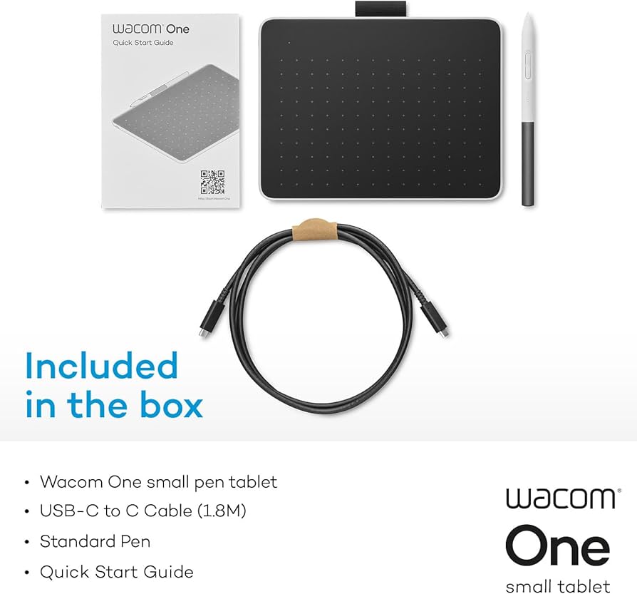 Amazon.com: Wacom One Bluetooth Drawing Tablet, Small 7.4