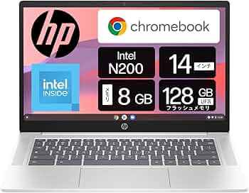Amazon | HP Chromebook ノートパソコン 14a 14インチ インテル N200