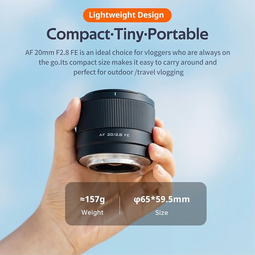 Amazon.com : VILTROX 20mm F2.8 FE, 20mm f/2.8 Full Frame Lens for