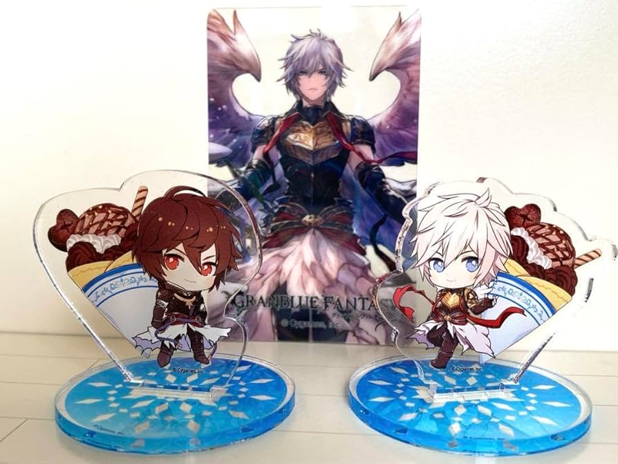 Amazon.co.jp: グラブル ルシフェル サンダルフォン アクスタ 2点+