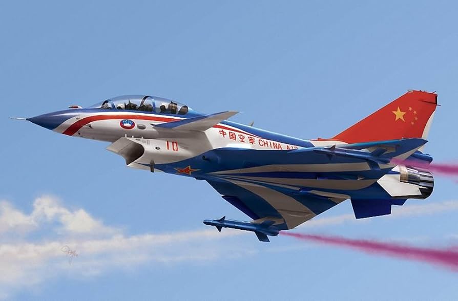 Amazon | トランペッター 1/72 中国空軍 J-10S複座型戦闘機 プラモデル