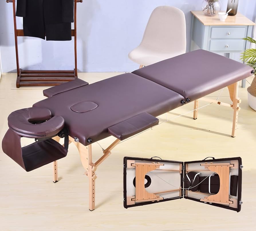 Amazon.co.jp: Simpolu マッサージベッド 折りたたみ エステベッド