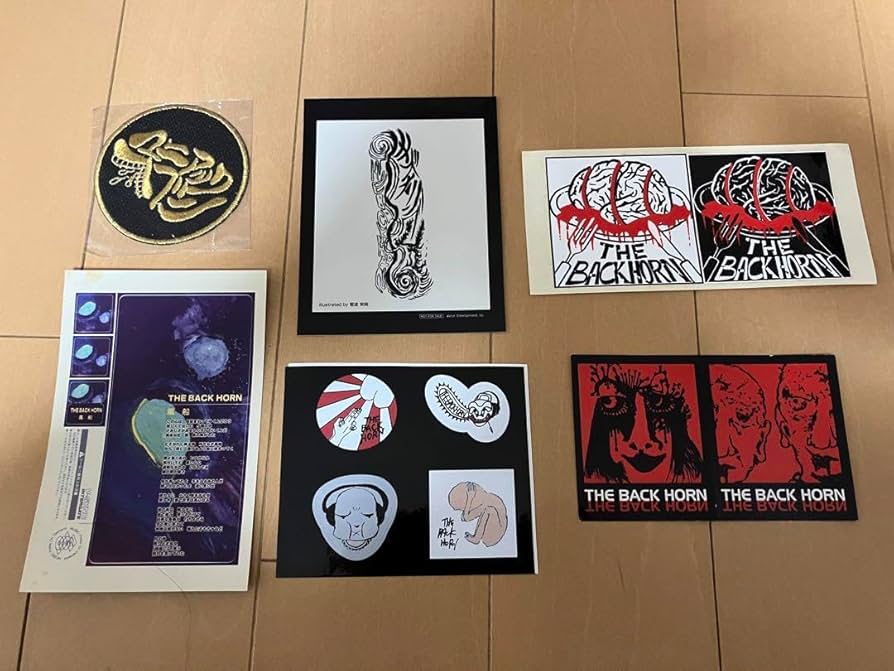 Amazon.co.jp: ステッカー セット まとめ売り THE BACK HORN バック
