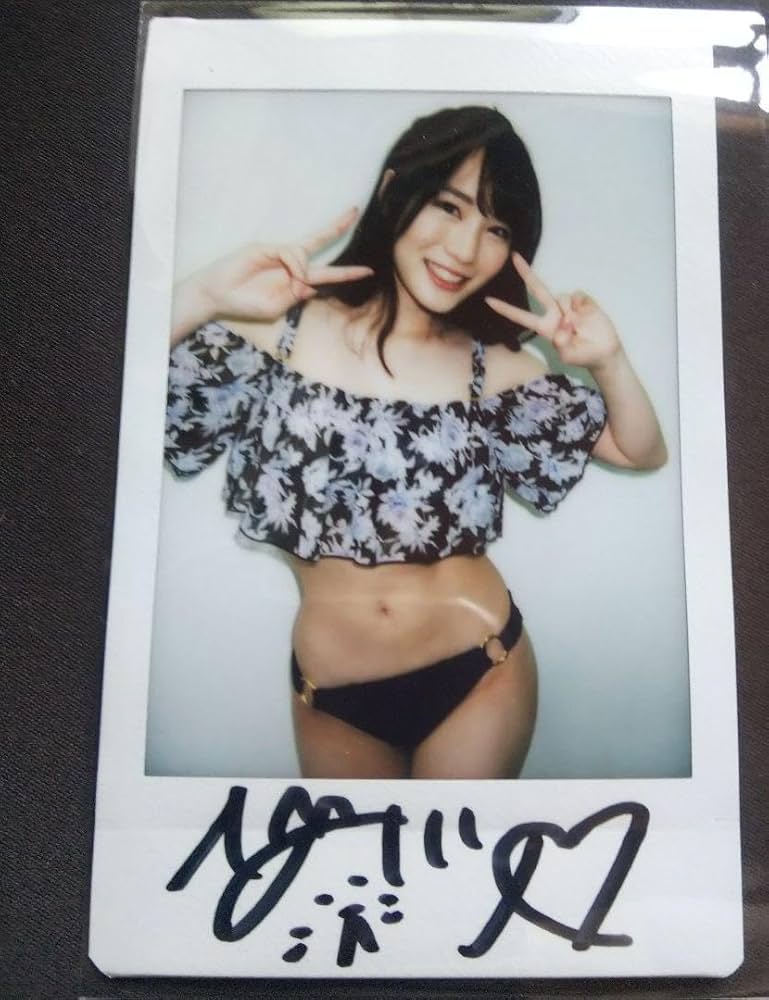 Amazon.co.jp: ピース チェキ 鈴村あいり 直筆サイン入り ダブルピース