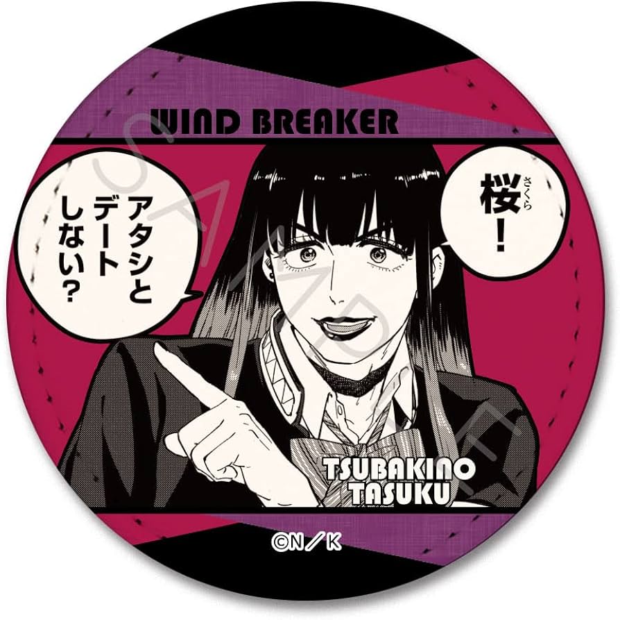 Amazon | 『WIND BREAKER』 ZI [椿野 佑] レザーバッジ | バッジ