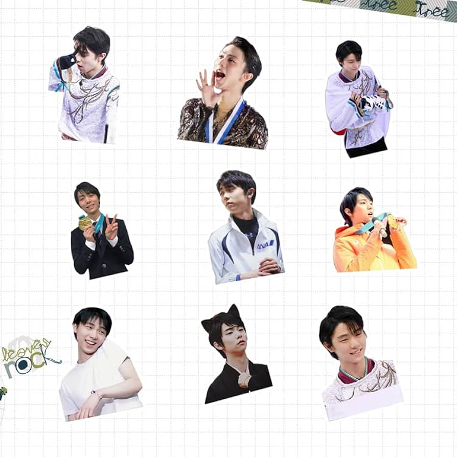 Amazon | 羽生結弦 防水シール56枚 ステッカーセット 羽生結弦展2022