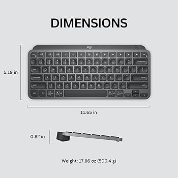 Amazon.com: Logitech MX Keys Mini Minimalist Wireless Illuminated