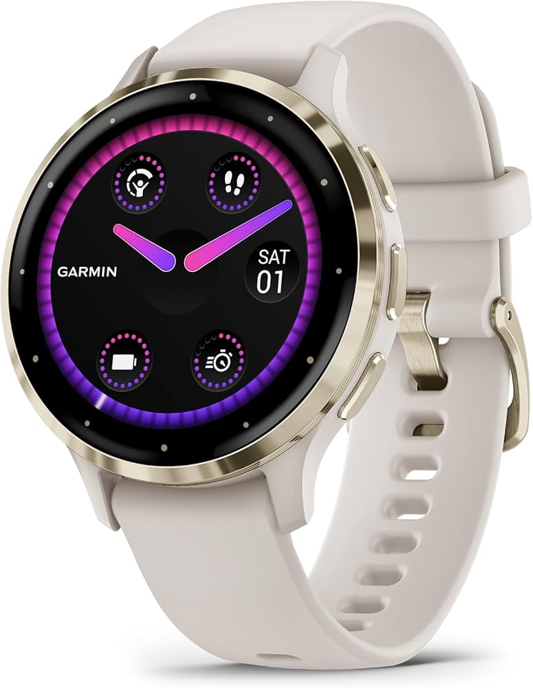 Amazon.com: Garmin Venu 3S Soft Gold Stainless Steel Bezel 1.2