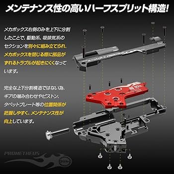 Amazon | EGハードギアフレーム ver2メカBOX6mm軸受け | モデルガン