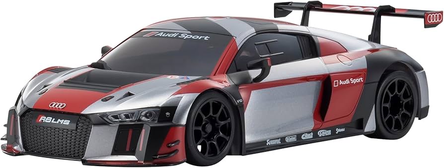 Amazon | 京商 (Kyosho) ASC MR04W-MM Audi R8 LMS 2016 Gray/Red