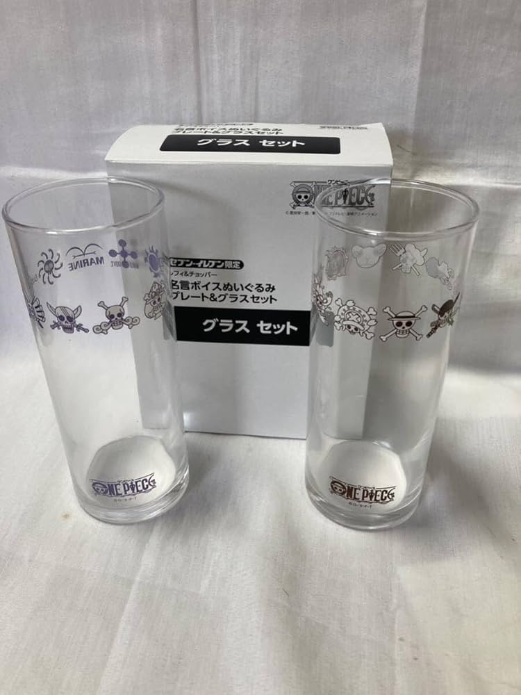 Amazon.co.jp: セブンイレブン限定 ワンピース プレート.グラス