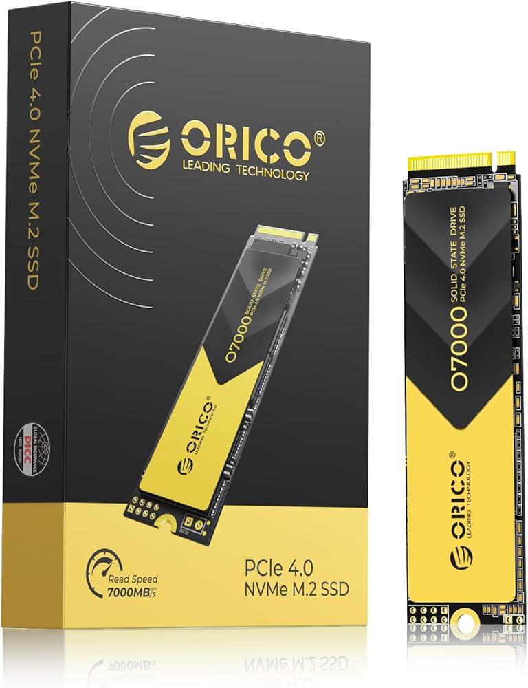 Amazon.com: ORICO 2TB NVMe SSD PCIe 4.0- Up to 7000MB/s, M.2 SSD
