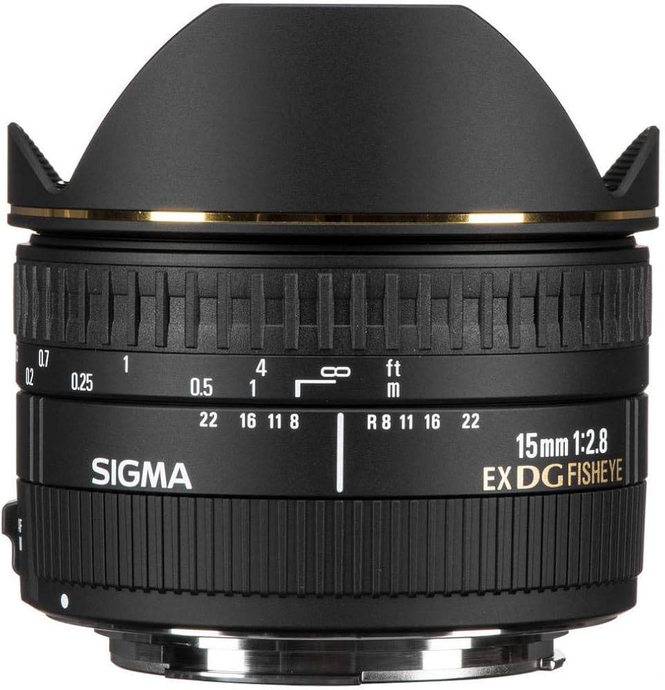 Sigma 15mm f/2.8 DG EX Diagonal Fisheye Lens for Canon DSLR Camera