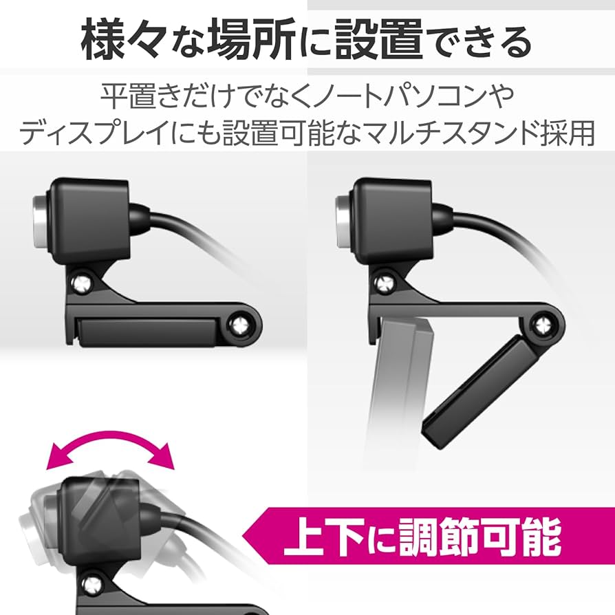 Amazon.co.jp: エレコム(ELECOM) WEBカメラ UCAM-C520FBBK 200万画素