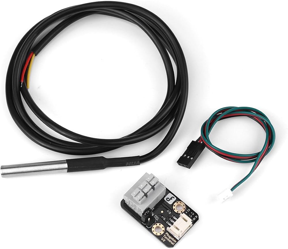 Amazon | Walfront 防水プローブが付いて 水温センサーDS18B20の温度計