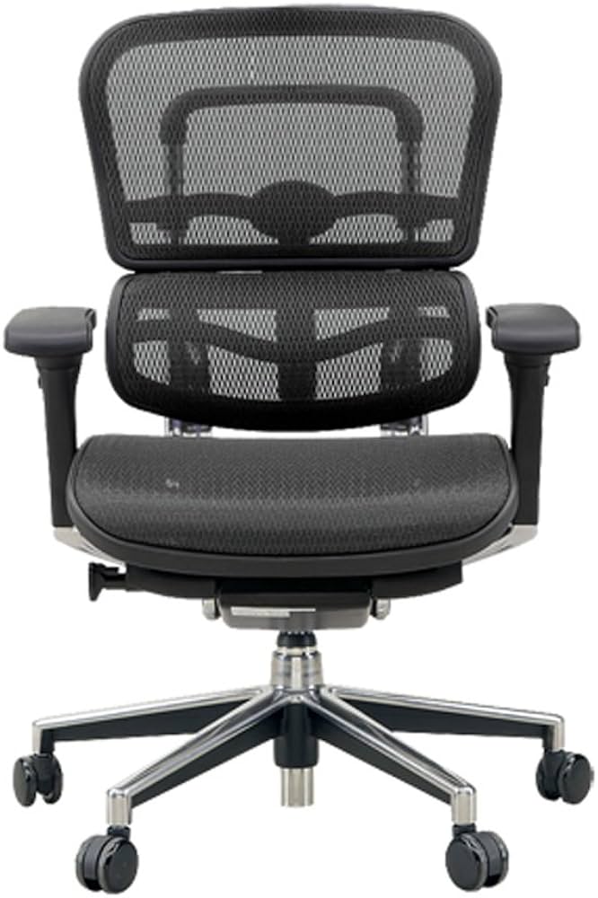 Amazon.co.jp: エルゴヒューマン ベーシック オフィスチェア ブラック